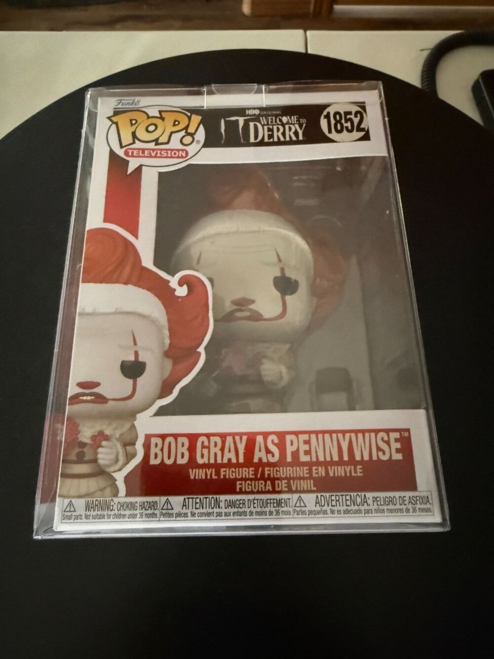 Funko Pop! It Welcome to Derry Bob Gray as Pennywise #1852 Vinyl Figure Protecto